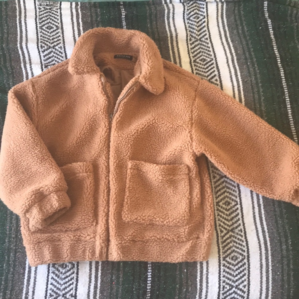 White Fox Teddy Jacket